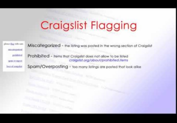 craigslist flagging app